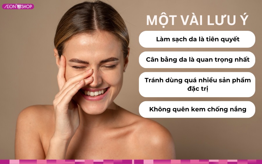 Lưu ý trong chăm sóc da