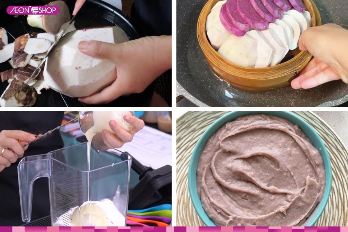 Làm sốt khoai môn