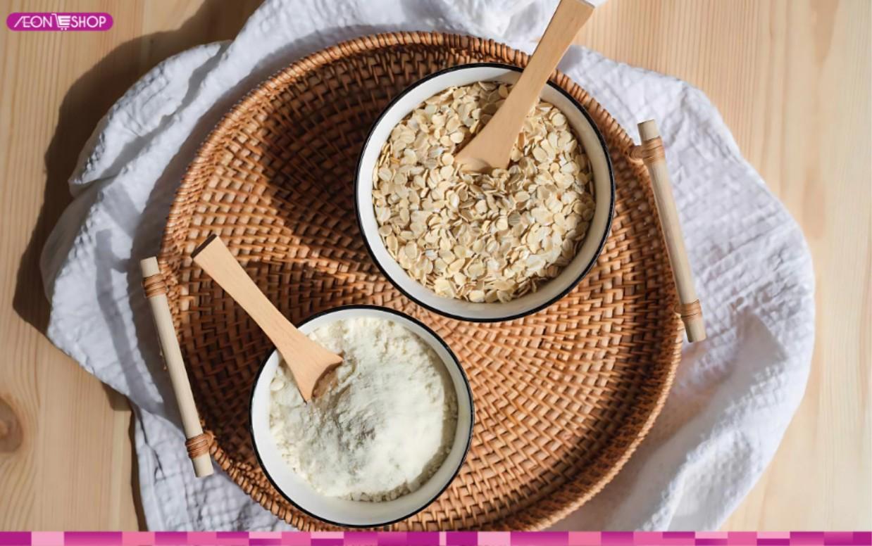 Cách làm trắng da với bột yến mạch