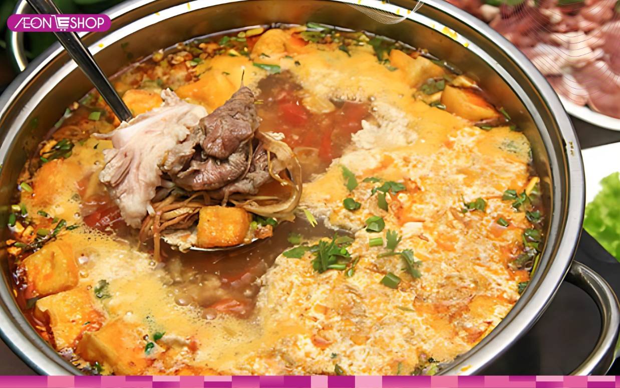 Nước dùng lẩu cua đồng