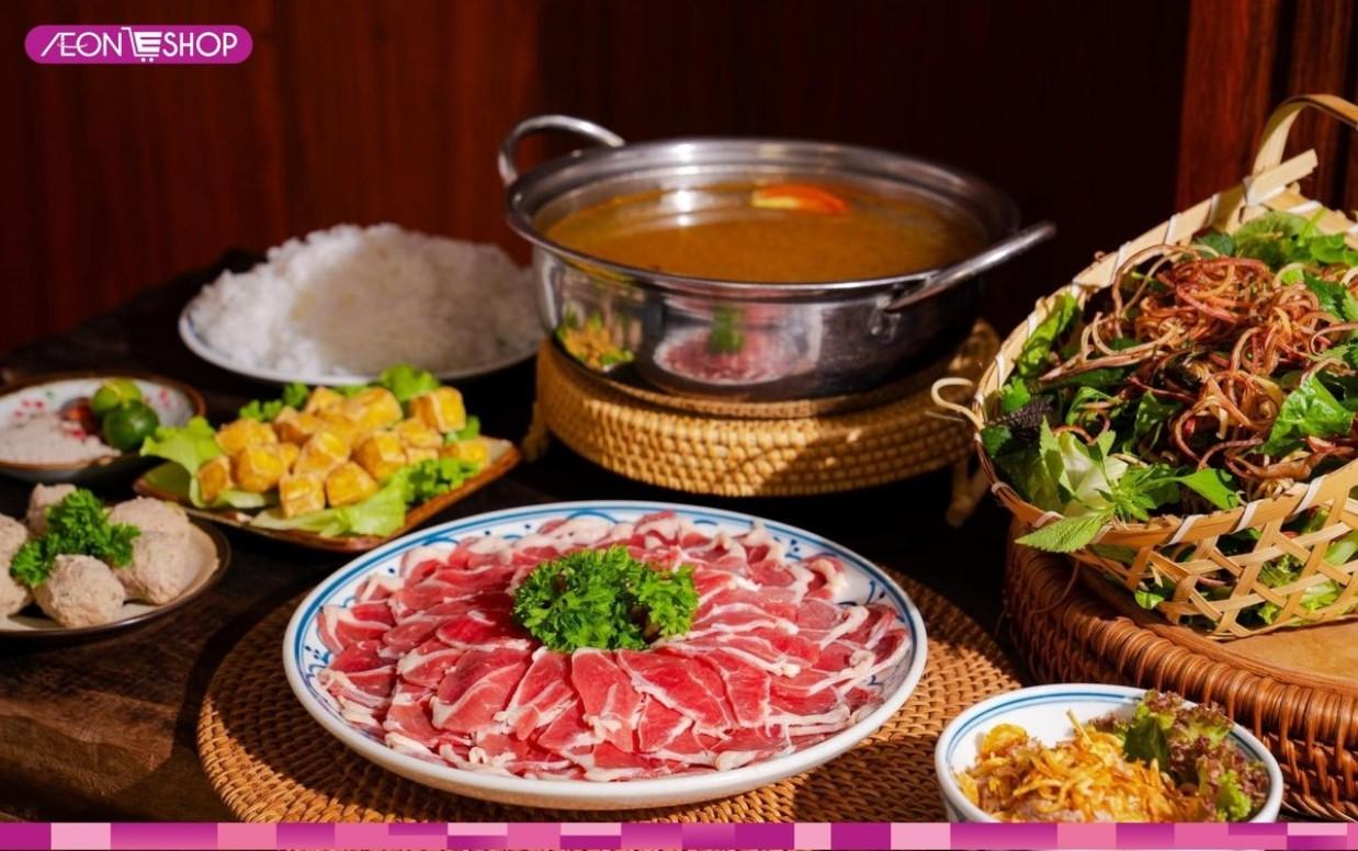 Nấu nước lẩu riêu cua bắp bò