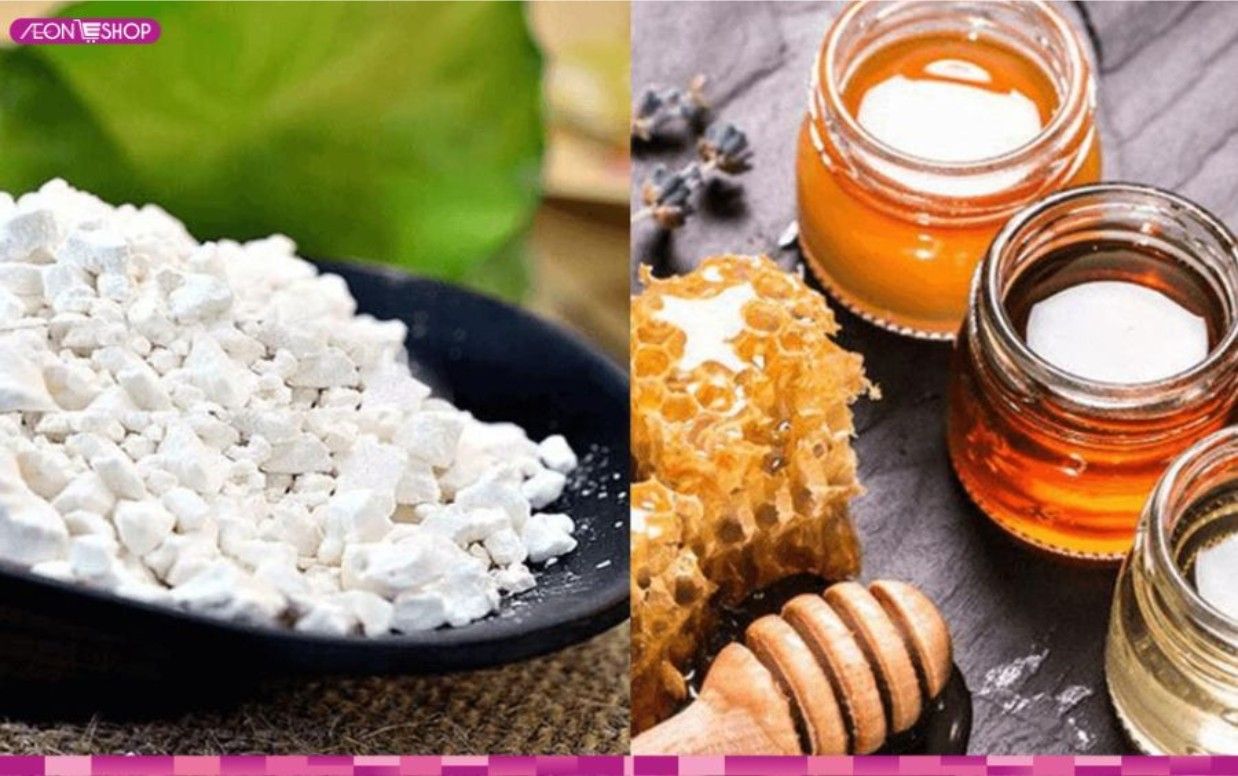 Kết hợp bột sắn dây cùng với mật ong