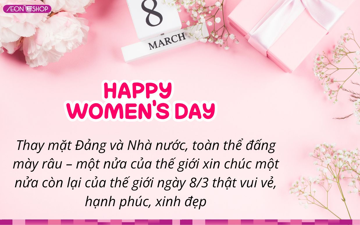 Caption 8/3 hài hước cho bạn bè