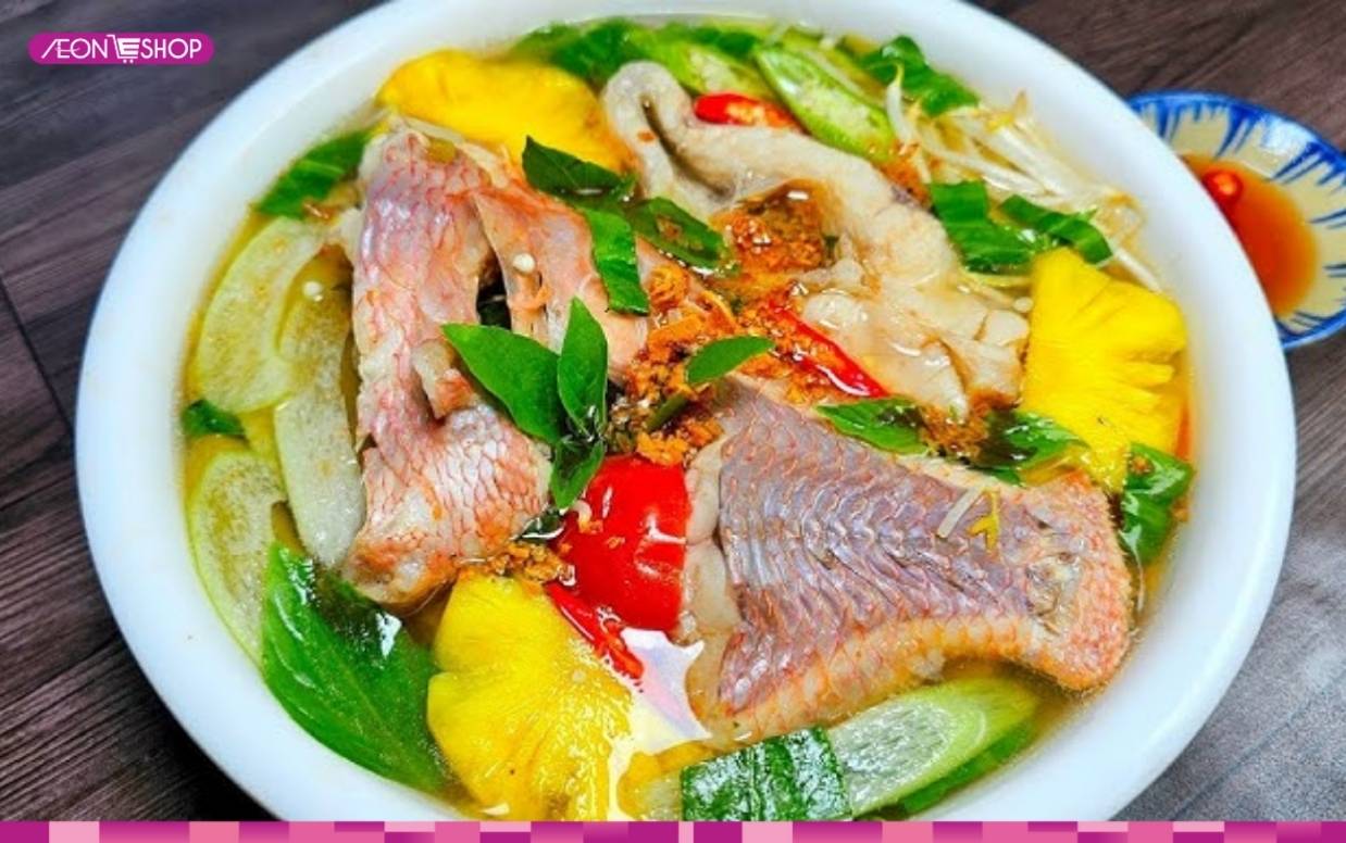 Canh chua cá diêu hồng