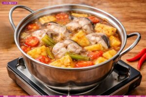 Cách nấu lẩu cá bớp măng chua cay, đơn giản tại nhà