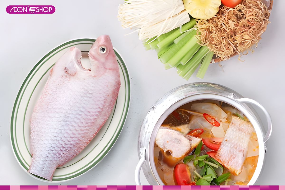 2 cách nấu lẩu cá diêu hồng ngon ngây ngất, đơn giản ngay tại nhà