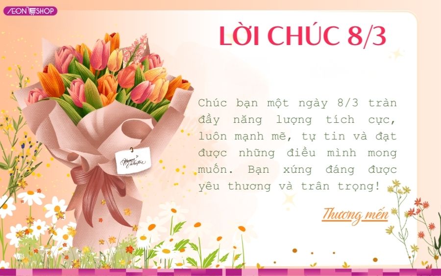 50+ Lời chúc 8/3 cho bạn bè ngắn gọn, ý nghĩa, HOT TREND 2025