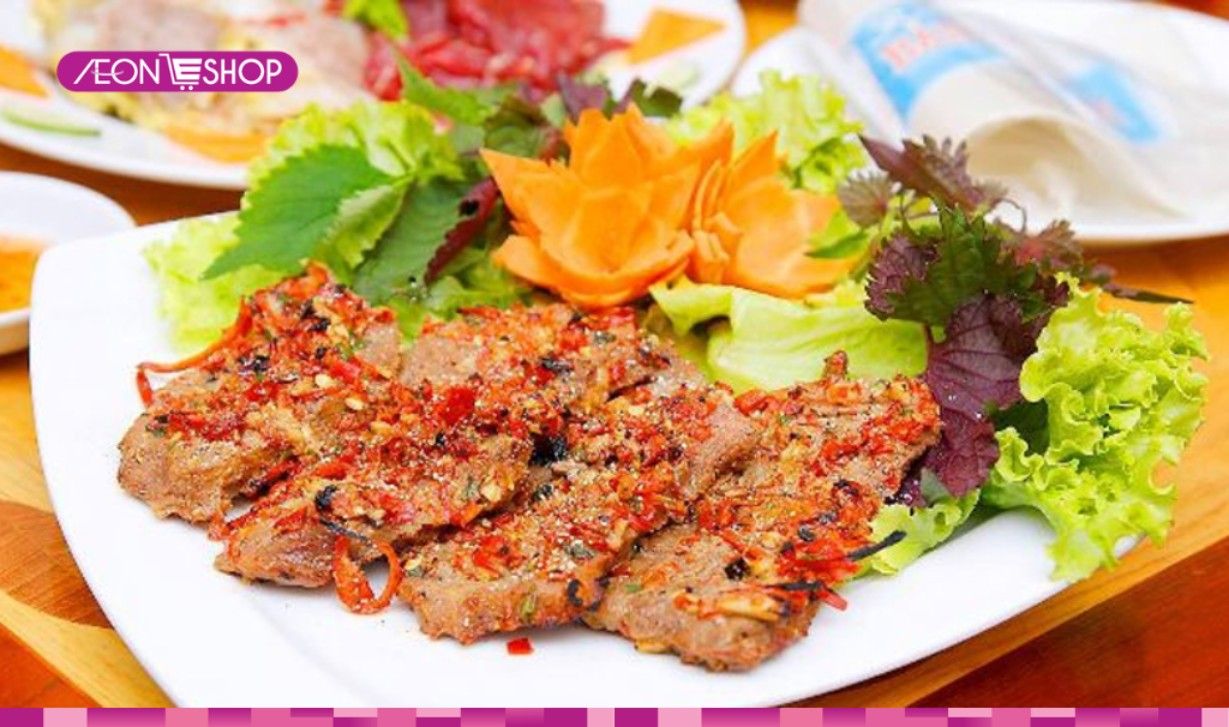 Thịt dê nướng muối ớt