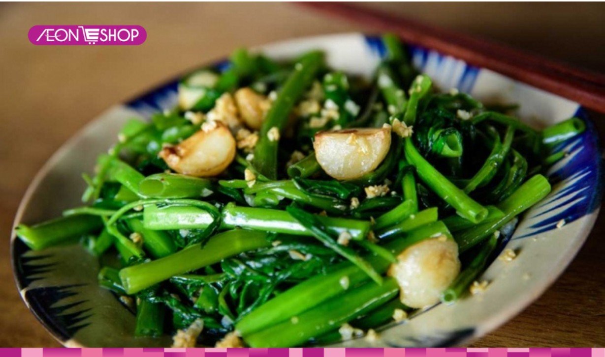 Rau muống xào tỏi