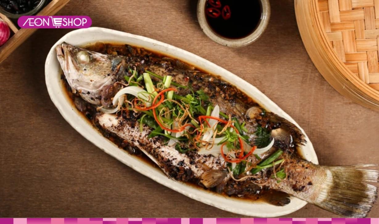 Cá mú sốt xì dầu