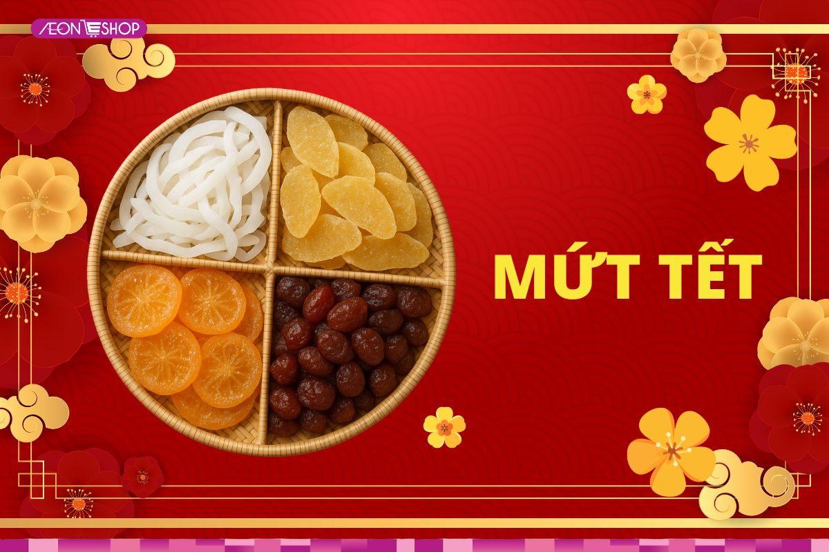 Tổng hợp các loại mứt Tết ngon trong ngày Tết cổ truyền