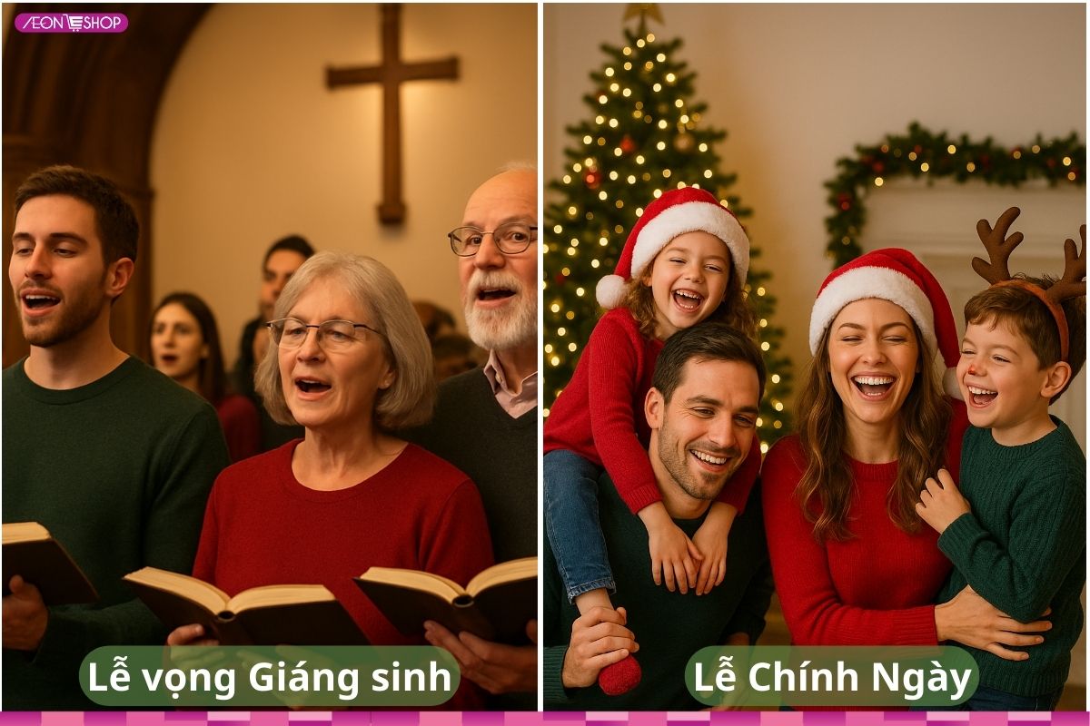 Phân biệt ngày Lễ vọng Giáng Sinh và Lễ Noel