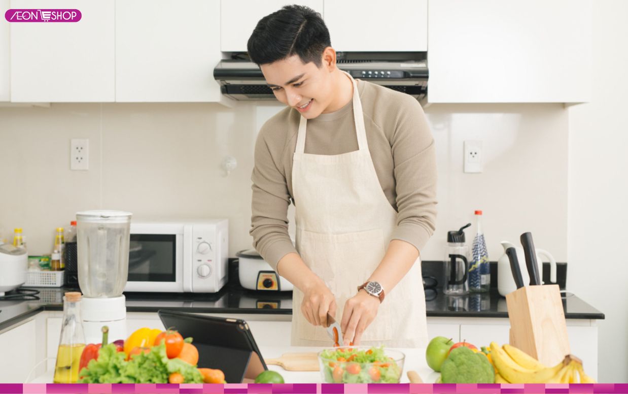 Tự tay chuẩn bị bữa ăn là món quà tinh thần đặc biệt dành cho vợ