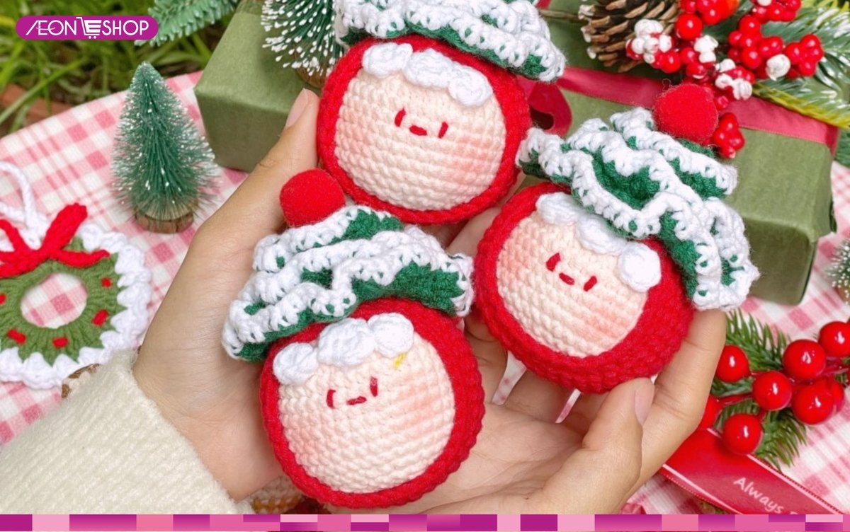Mẫu móc khóa len