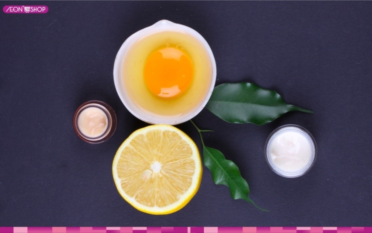 tẩy tế bào chết da mặt từ nước cốt chanh và lòng trắng trứng