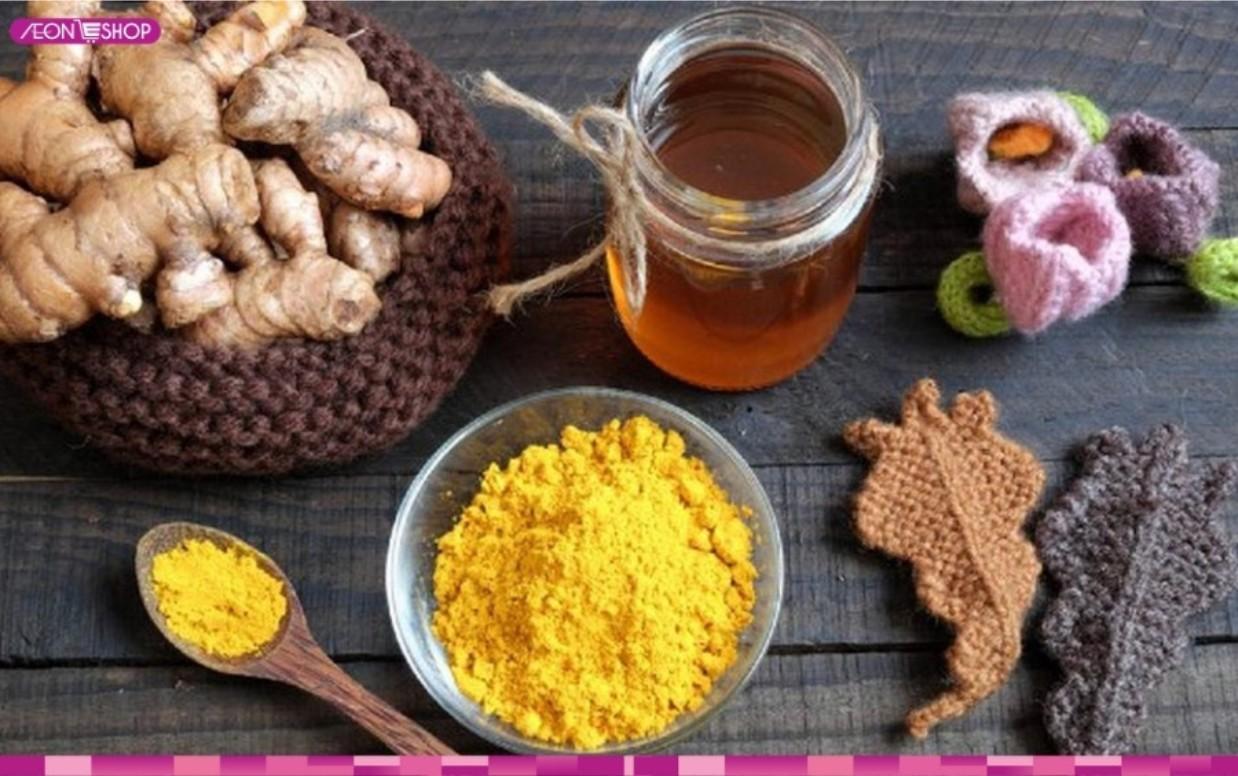 Công thức tẩy tế bào chết da mặt từ tinh bột nghệ và mật ong