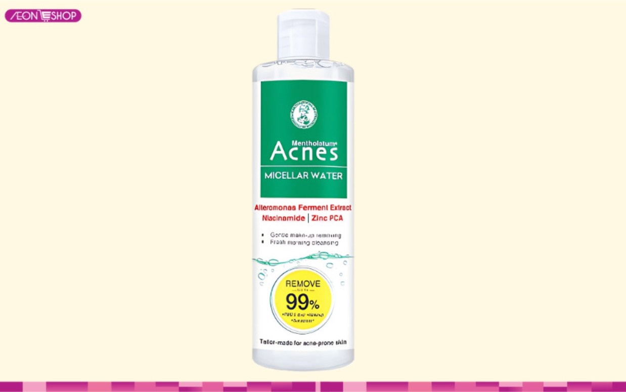 Dung dịch tẩy trang cho da mụn Acnes Micellar Water 