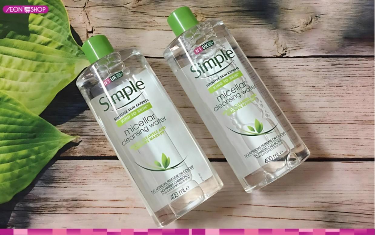 Nước tẩy trang Simple Cleansing Micellar Water
