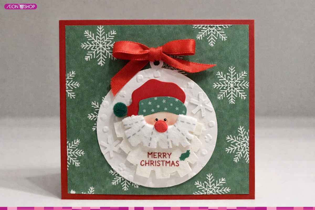 Mẫu thiệp Giáng sinh ông già Noel