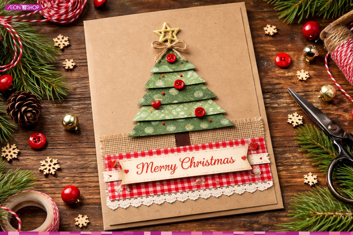 35+ Mẫu thiệp Giáng sinh 3D, handmade đẹp, dễ làm tặng người thân, bạn bè