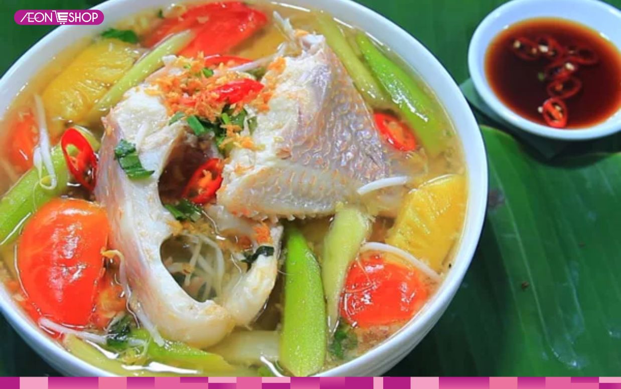 Canh chua cá diêu hồng