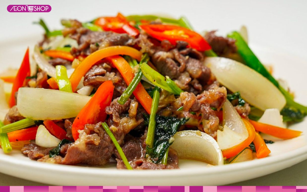 Thịt bò xào hành tây