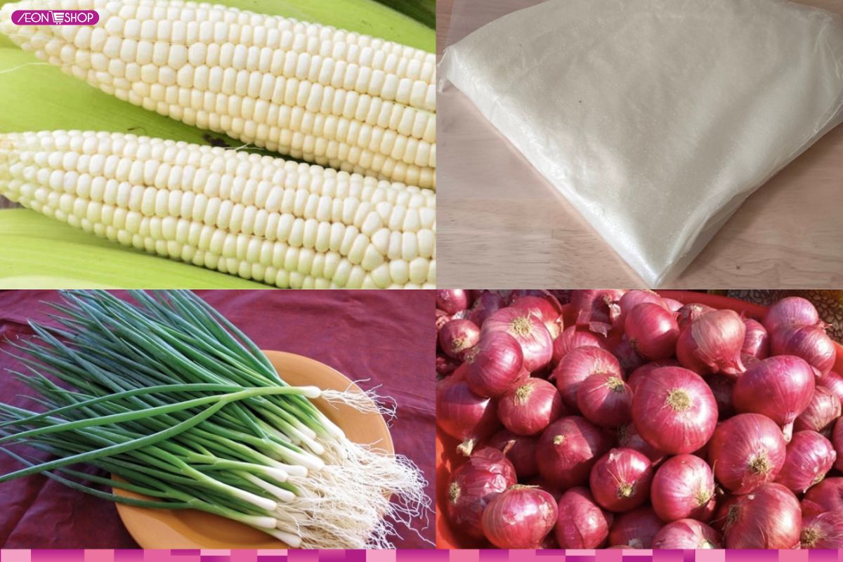 nguyên liệu làm ram bắp