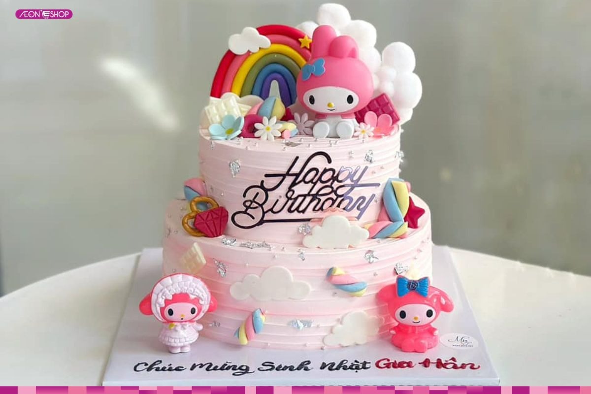 Mẫu bánh sinh nhật cho bé gái độc đáo