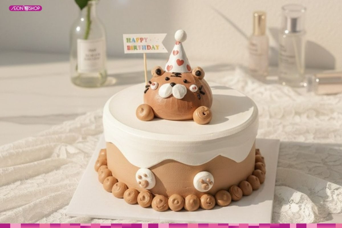 Gợi ý bánh sinh nhật cho em gái hình động vật đáng yêu