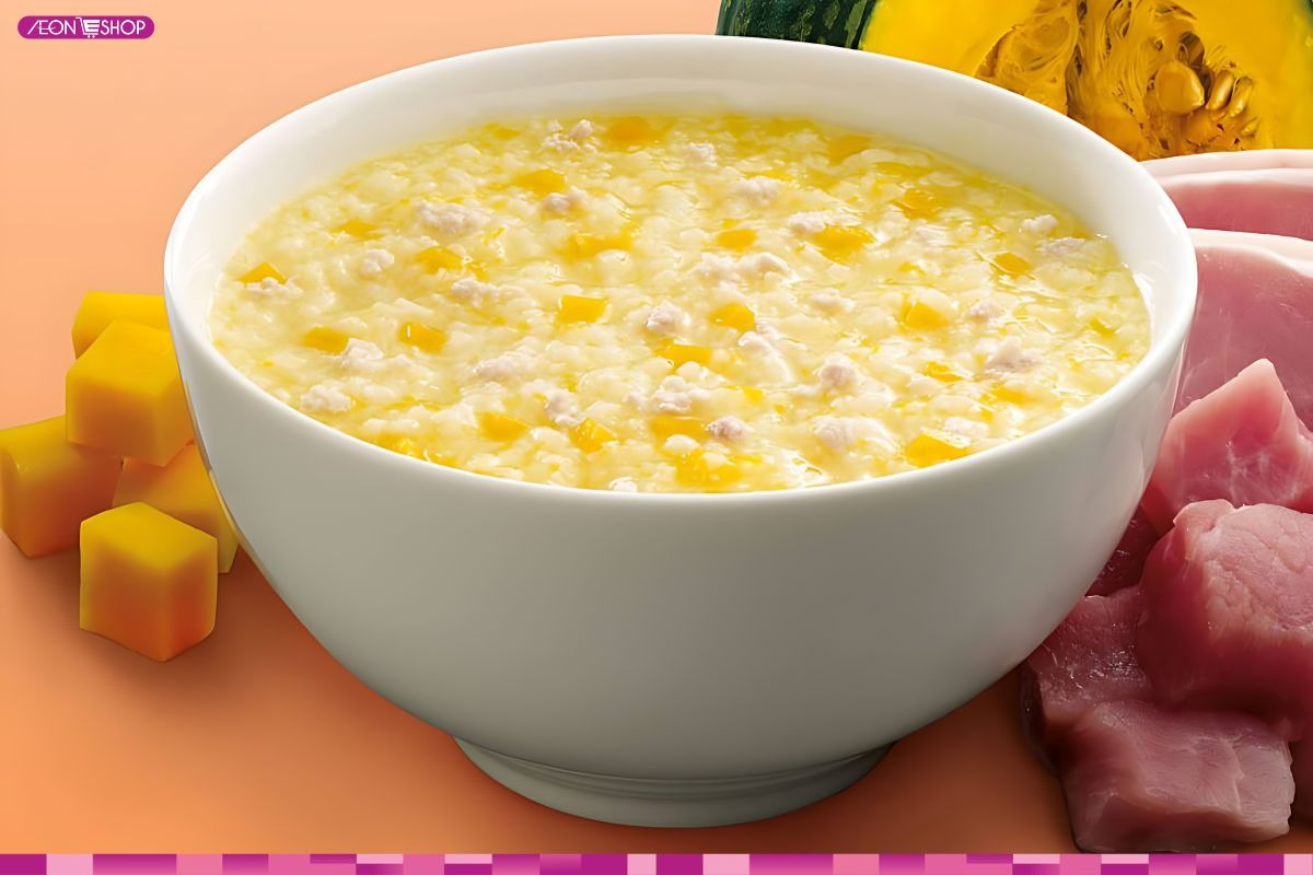 Cháo thịt bò băm bắt mắt và ngon miệng dành cho trẻ