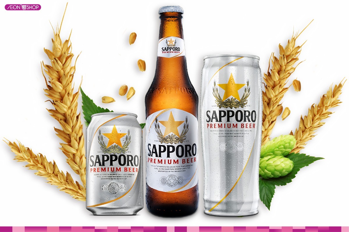 Bia Sapporo định vị ở phân khúc siêu cao cấp, giá bán từ 19.000đ/ 1 chai 330ml