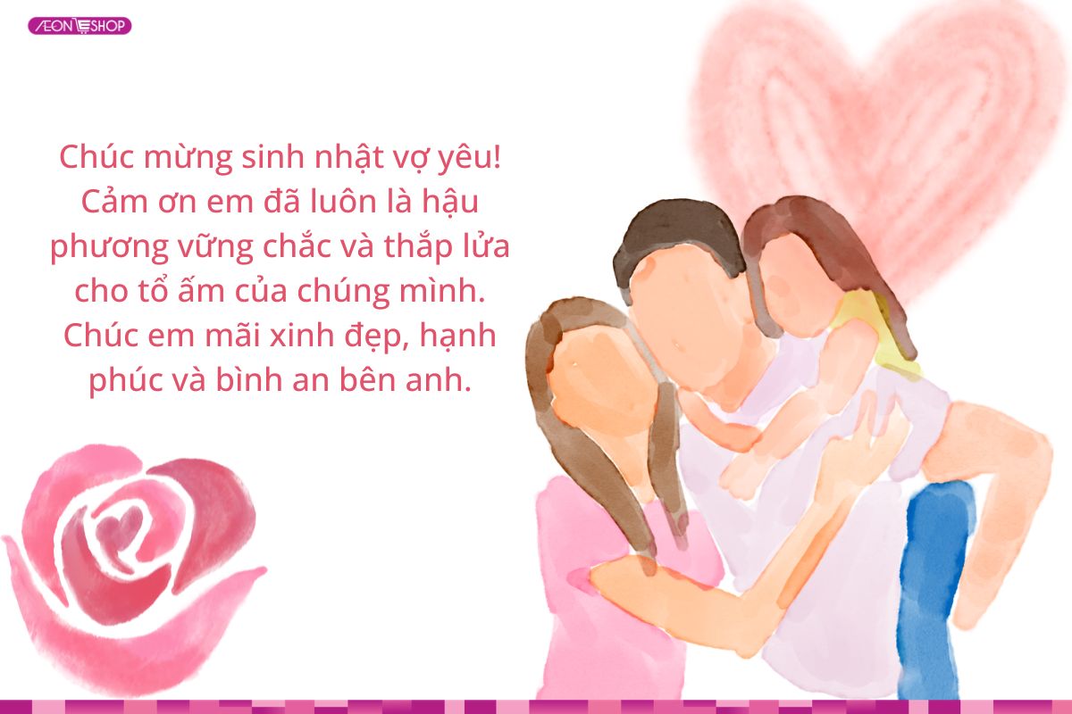 Lời chúc sinh nhật gửi vợ, người yêu, bạn gái ngọt ngào