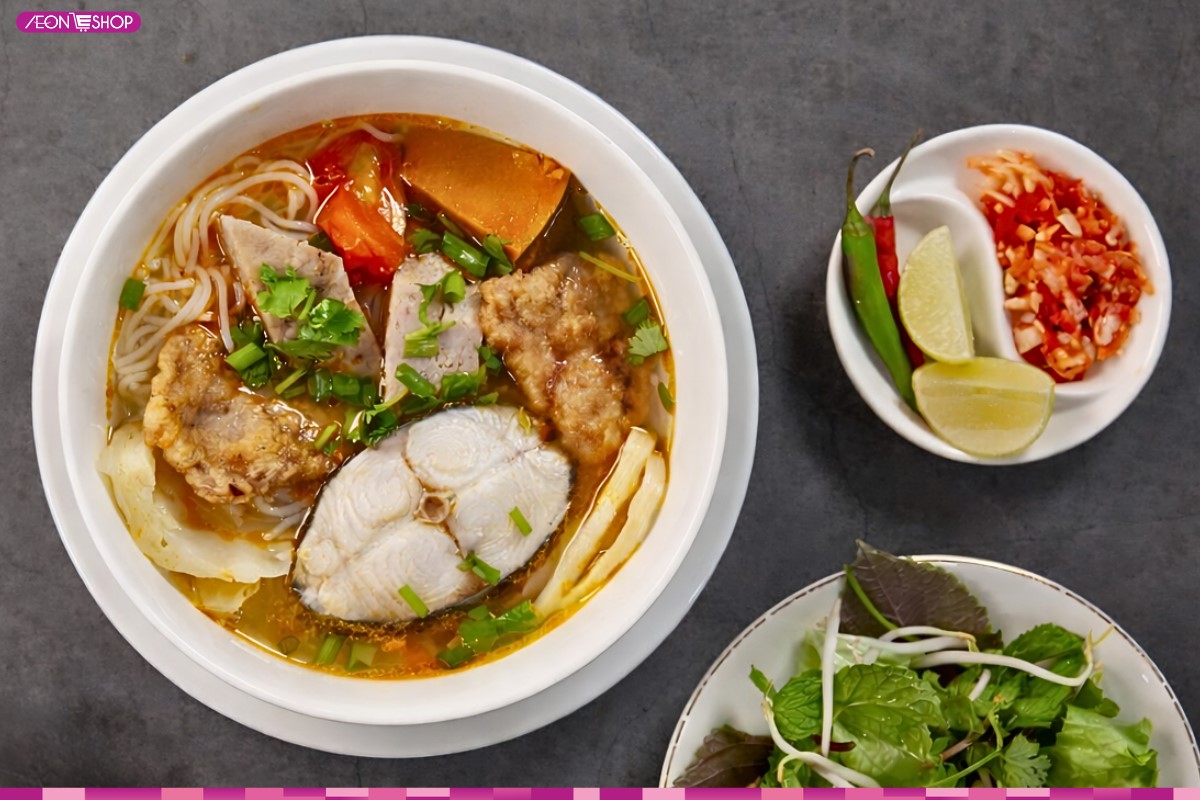 Bún cá Đà Nẵng có vị ngọt tự nhiên, hấp dẫn