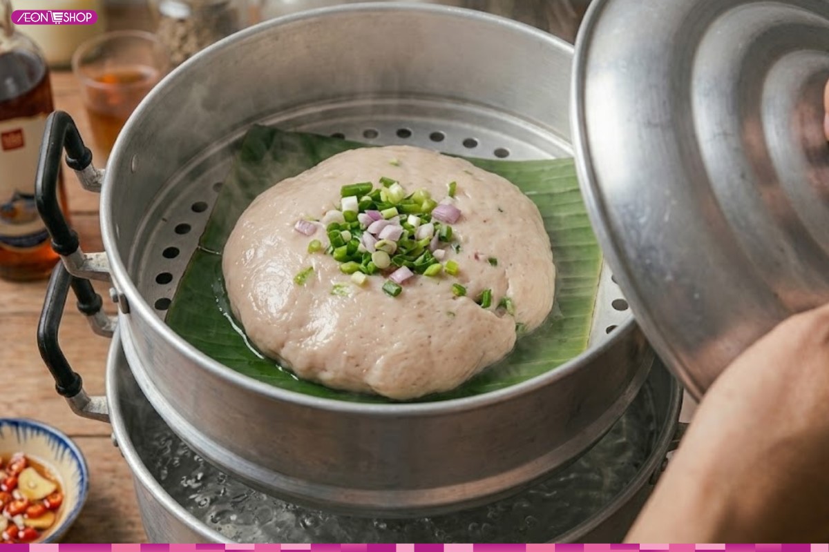 Hấp chả cá trong khoảng 15-20 phút