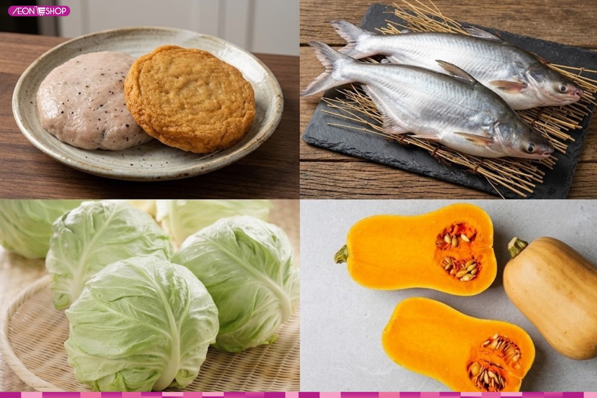 Nguyên liệu nấu bún chả cá Đà Nẵng