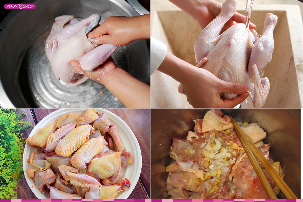 Hướng dẫn các bước sơ chế và ướp thịt gà