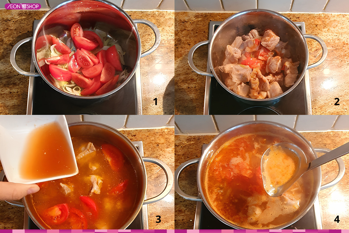 Nấu nước dùng món bún sườn chuahttps://file.hstatic.net/200000700229/file/canh-suon-nau-chua-4.jpg 