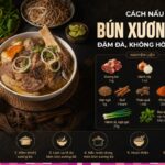 Cách nấu bún xương bò thơm ngon, đậm đà, không hôi và dễ làm tại nhà