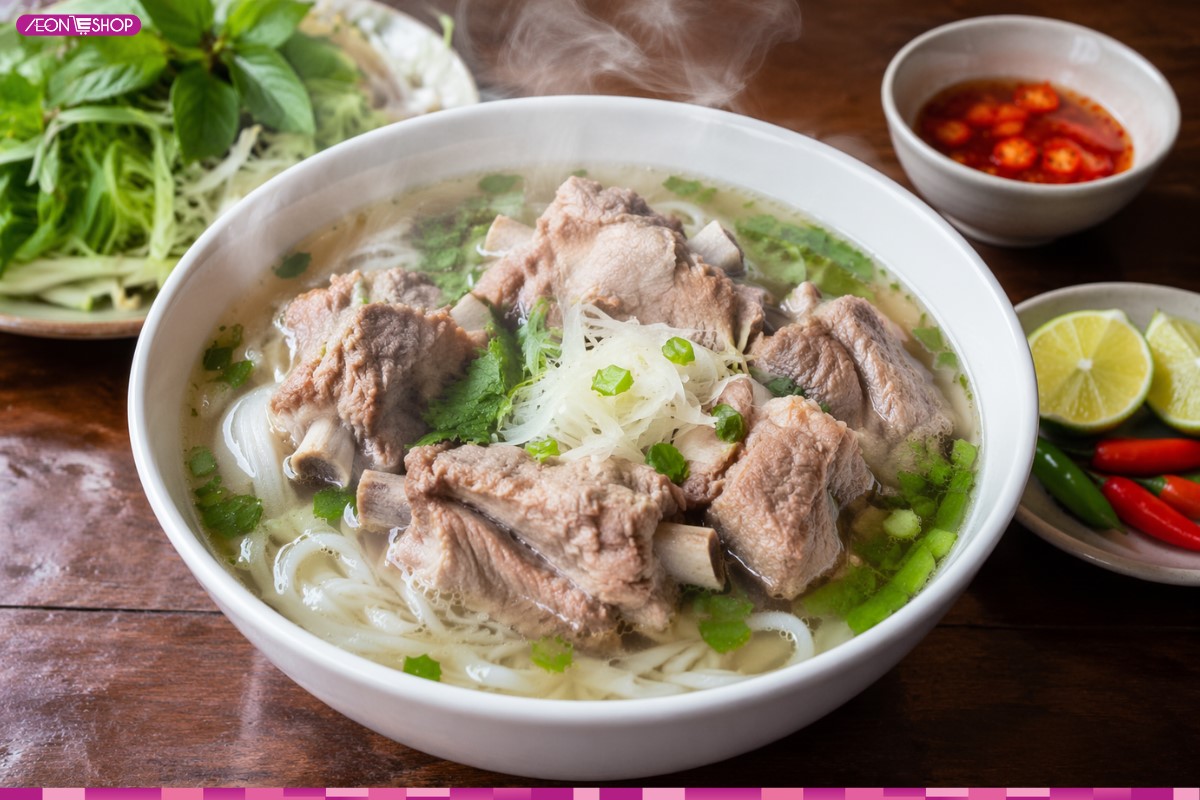 Cách nấu bún xương heo thơm ngon, đơn giản cho bữa sáng