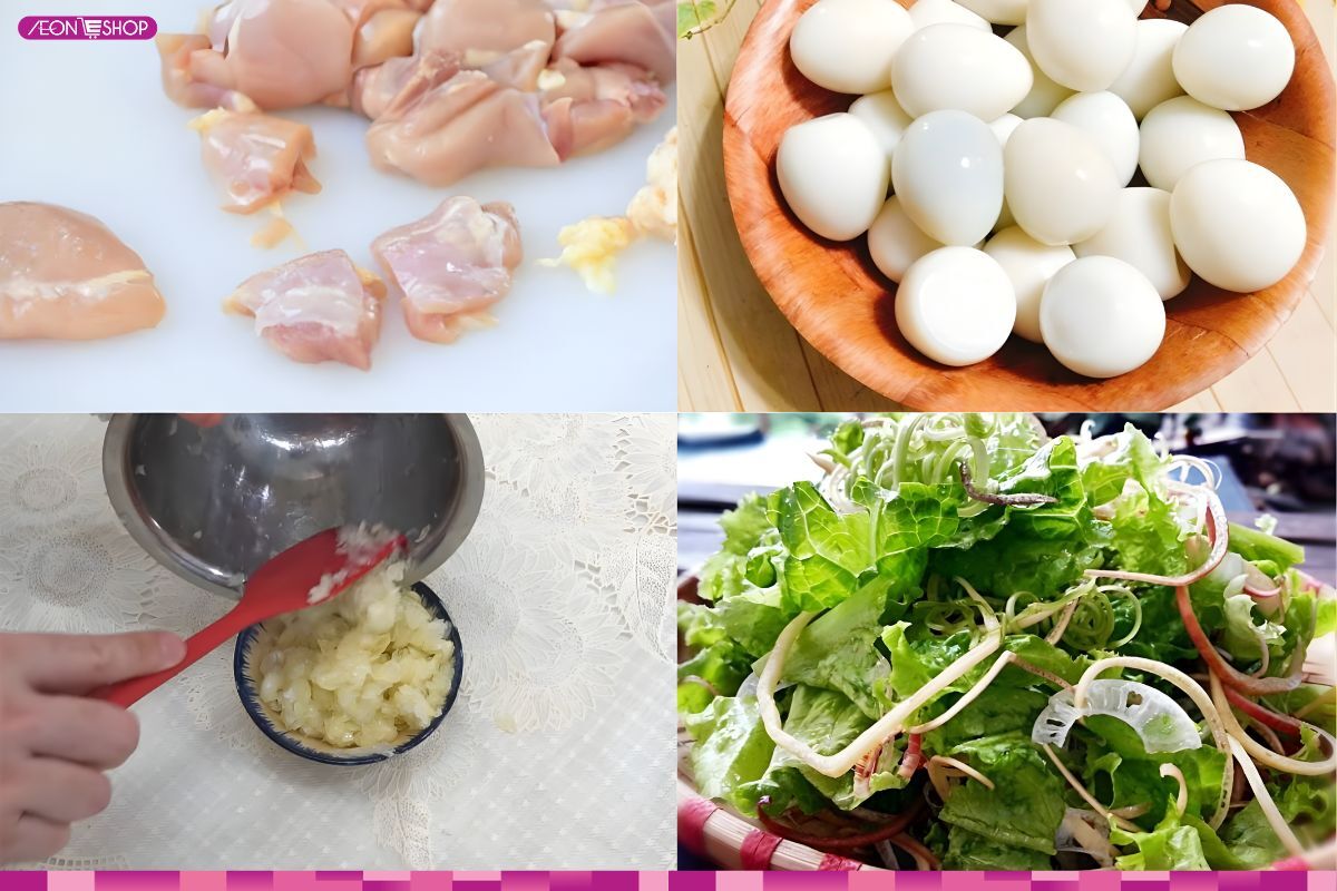 Sơ chế các nguyên liệu nấu mì Quảng