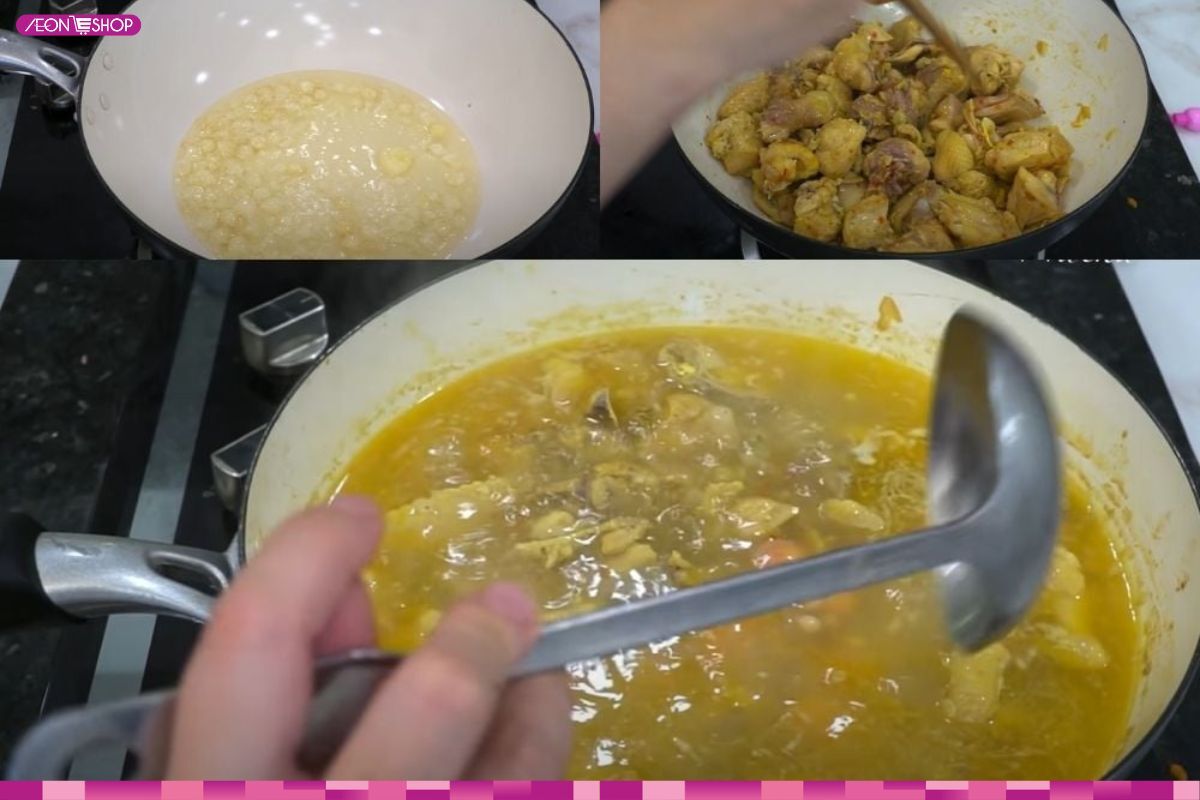 Cách nấu mì Quảng ngọt thanh từ xương gà