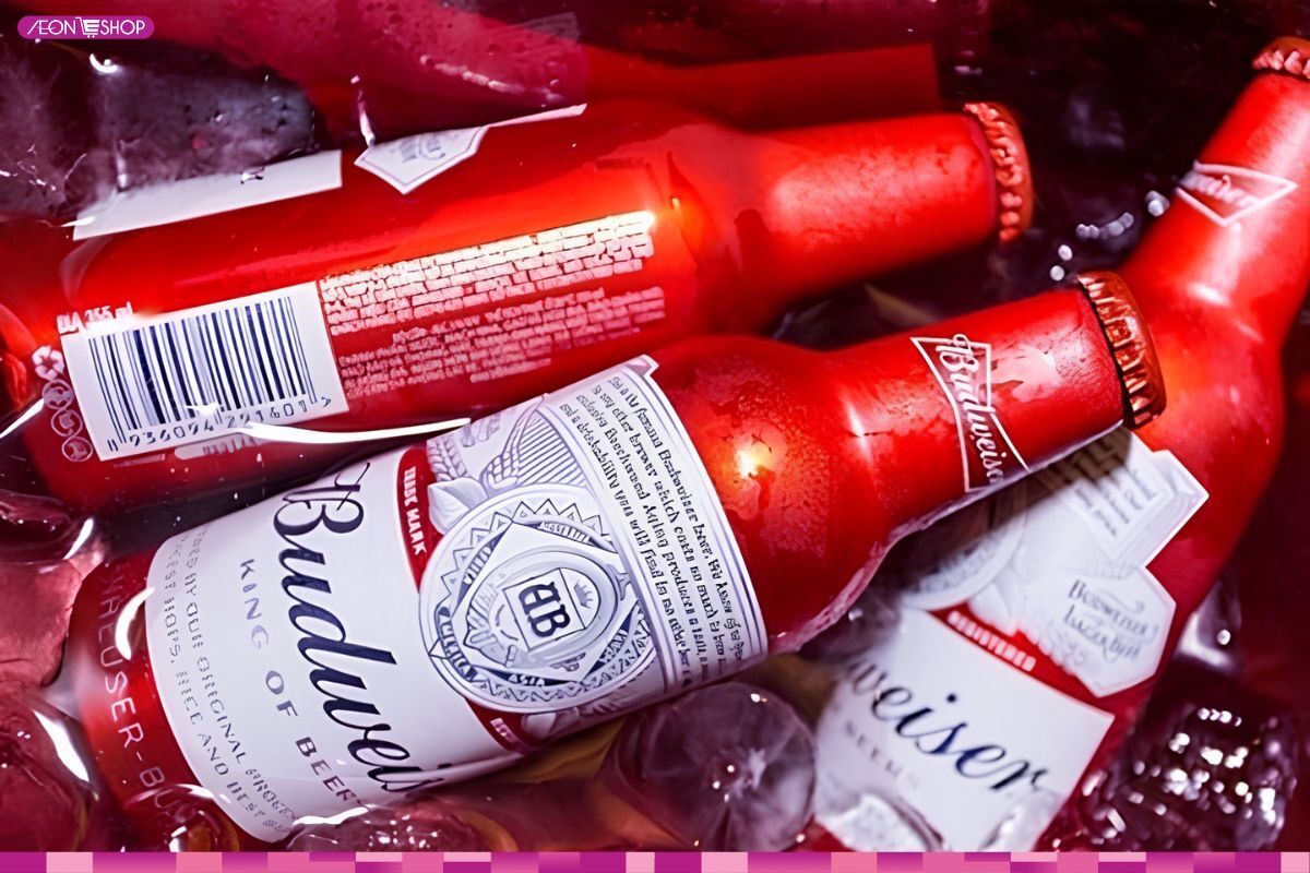 Budweiser chai nhôm có giá thành từ 45.000đ/chai 355ml