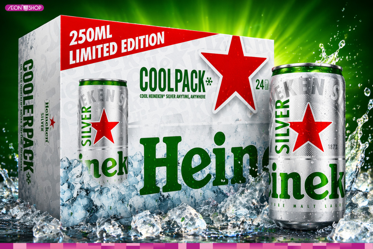 Heineken bạc đa dạng cách đóng gói, giá bán từ 21.000đ/ lon 330ml