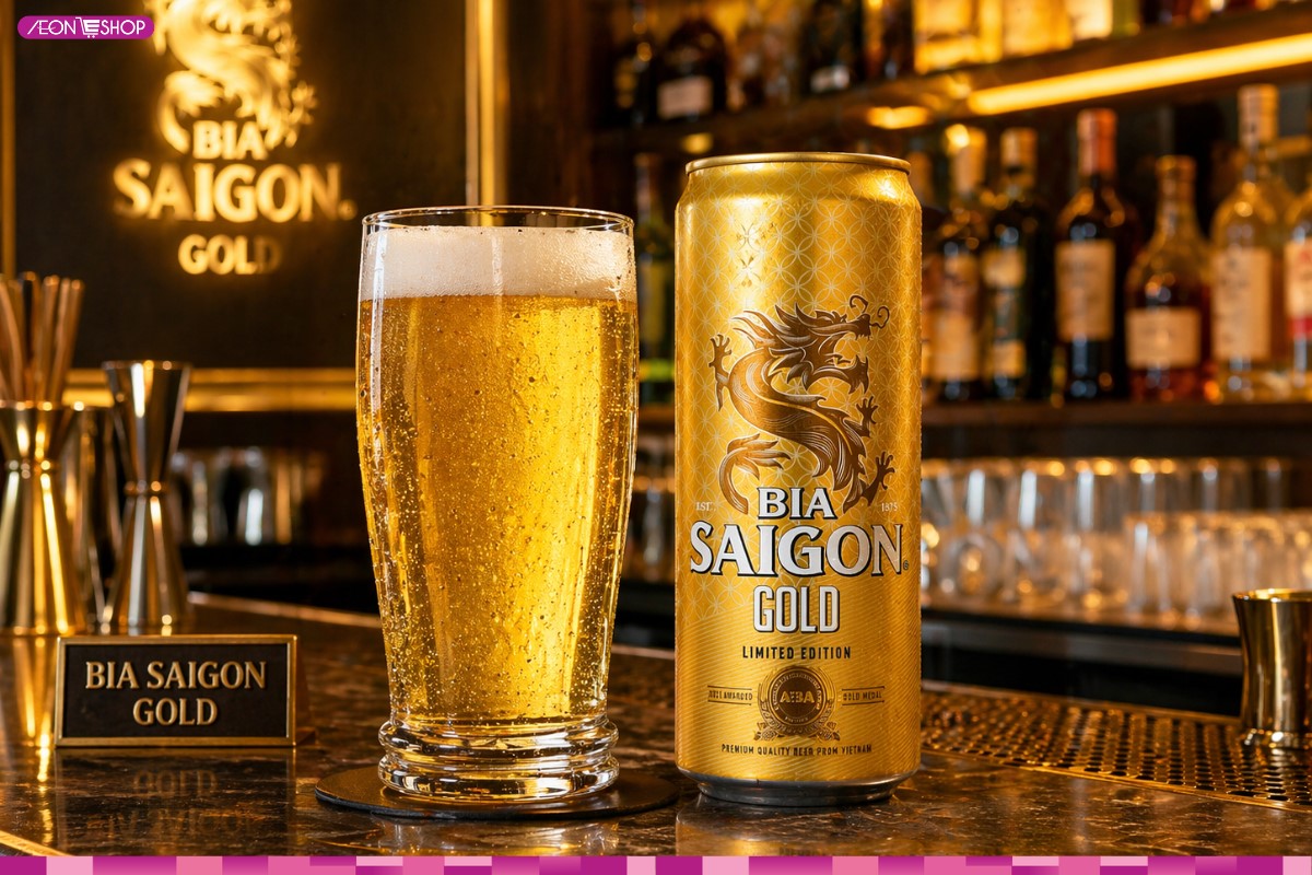 hùng bia Sài Gòn Gold có giá từ 379.000đ/thùng 18 lon 330ml