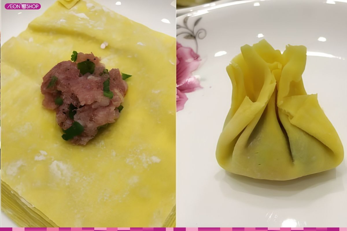 Cách gói bánh hoành thánh
