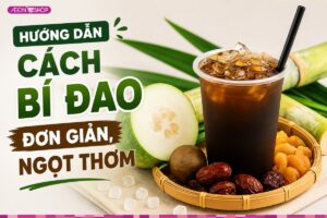 Cách nấu trà bí đạo ngon