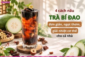 Cách nấu trà bí đạo ngon