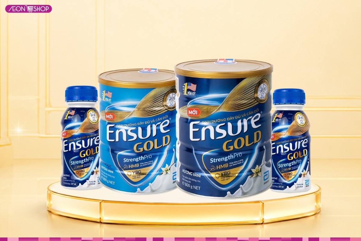 Sữa Ensure Gold có giá bán từ 60.000 - 1.030.000 VNĐ