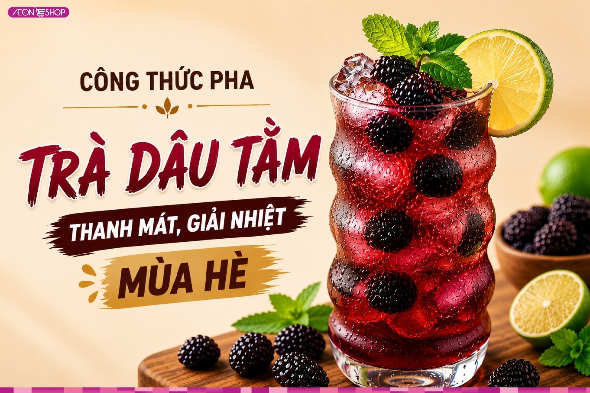Cách pha trà dâu tằm tươi ngon, thanh mát, giải nhiệt ngày hè