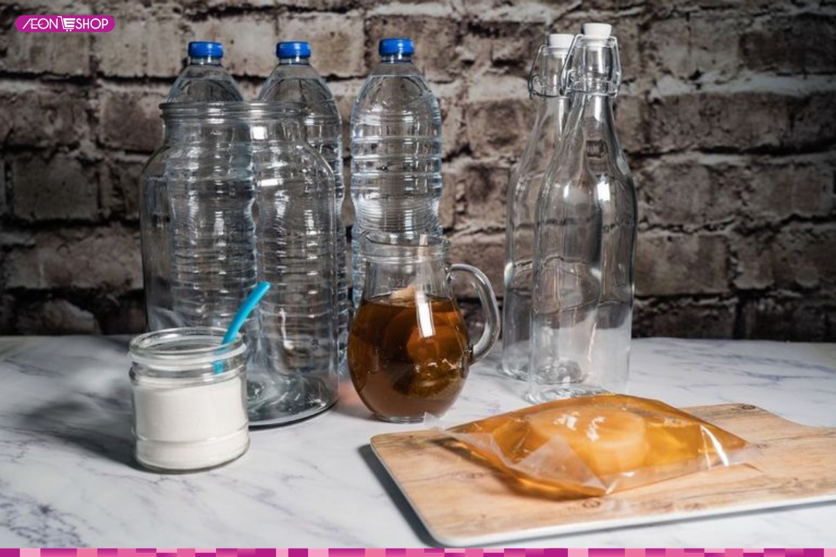 Nguyên liệu làm trà kombucha